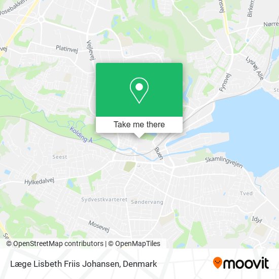 Læge Lisbeth Friis Johansen map