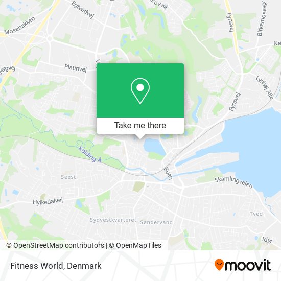 Fitness World map