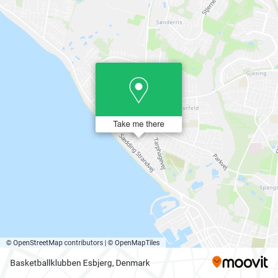 Basketballklubben Esbjerg map