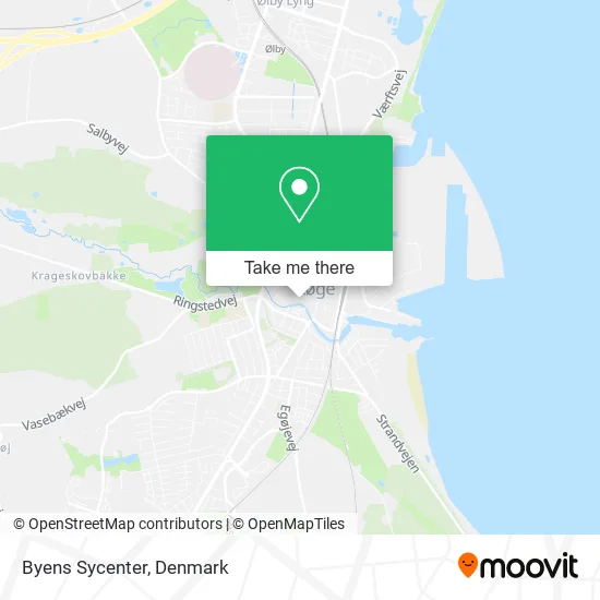 Byens Sycenter map