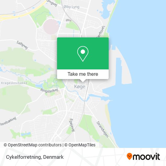 Cykelforretning map