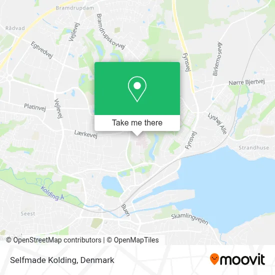 Selfmade Kolding map