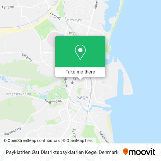 Psykiatrien Øst Distriktspsykiatrien Køge map