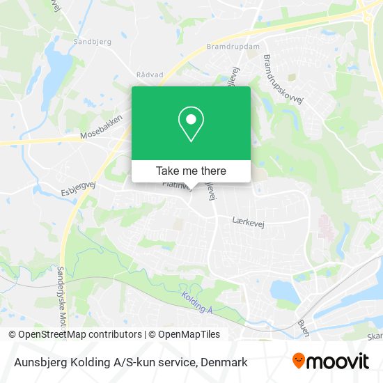 Aunsbjerg Kolding A / S-kun service map