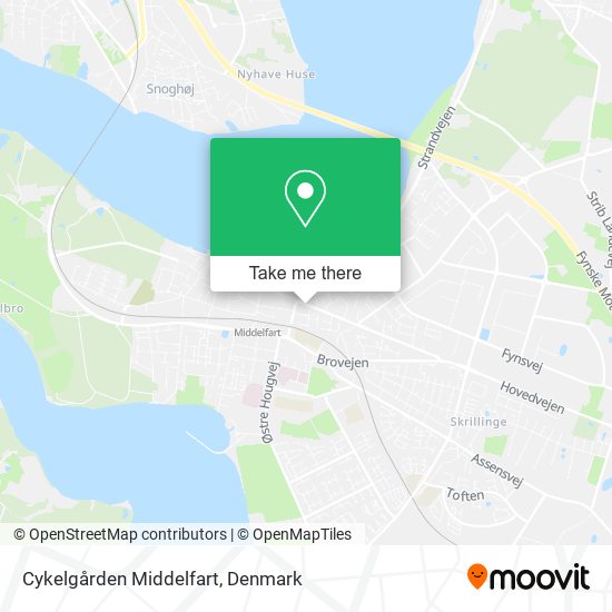 Cykelgården Middelfart map