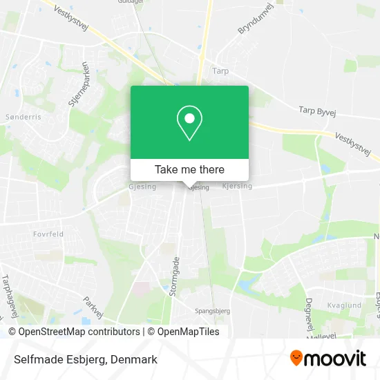 Selfmade Esbjerg map