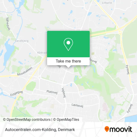 Autocentralen.com-Kolding map