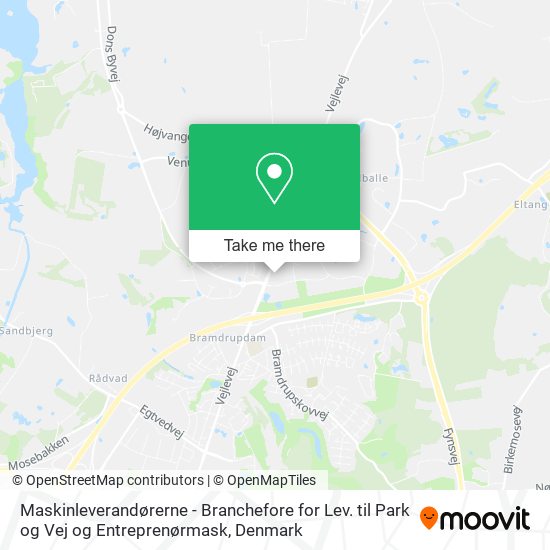 Maskinleverandørerne - Branchefore for Lev. til Park og Vej og Entreprenørmask map