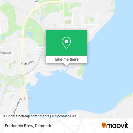 Fredericia Brew map