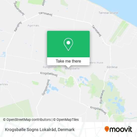 Krogsbølle Sogns Lokalråd map