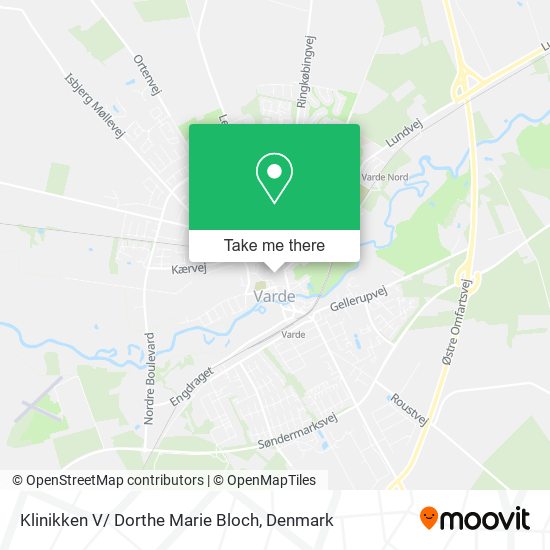 Klinikken V/ Dorthe Marie Bloch map