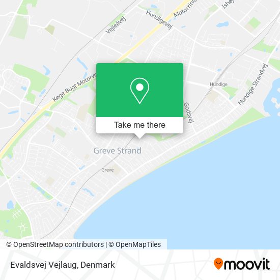 Evaldsvej Vejlaug map