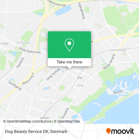Dog Beauty Service DK map