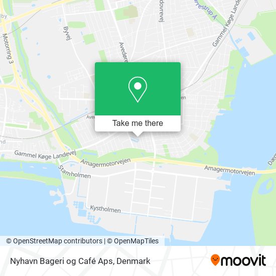 Nyhavn Bageri og Café Aps map