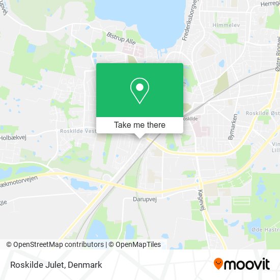 Roskilde Julet map