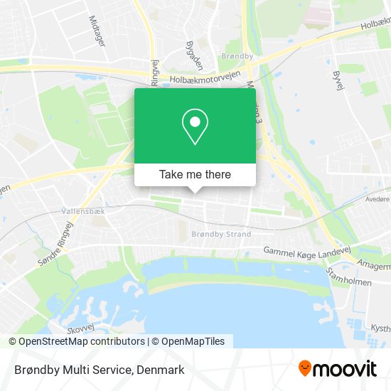 Brøndby Multi Service map