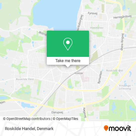 Roskilde Handel map