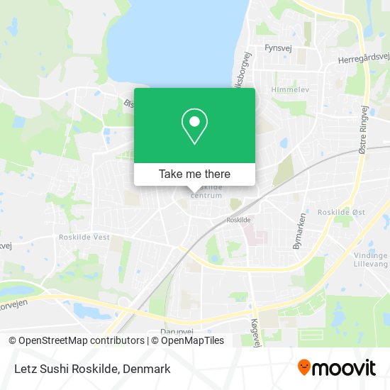 Letz Sushi Roskilde map