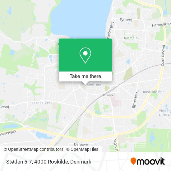 Støden 5-7, 4000 Roskilde map