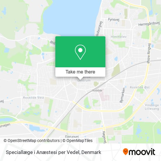 Speciallæge i Anæstesi per Vedel map