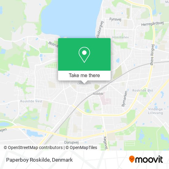 Paperboy Roskilde map