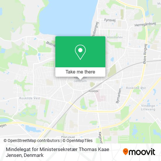 Mindelegat for Ministersekretær Thomas Kaae Jensen map