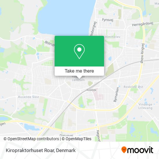 Kiropraktorhuset Roar map