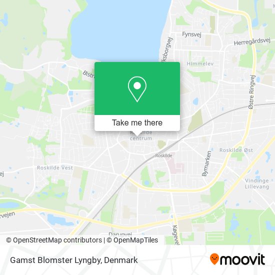 Gamst Blomster Lyngby map