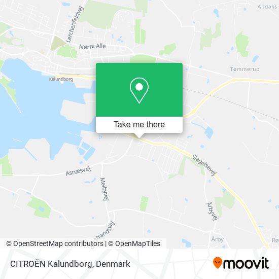 CITROËN Kalundborg map