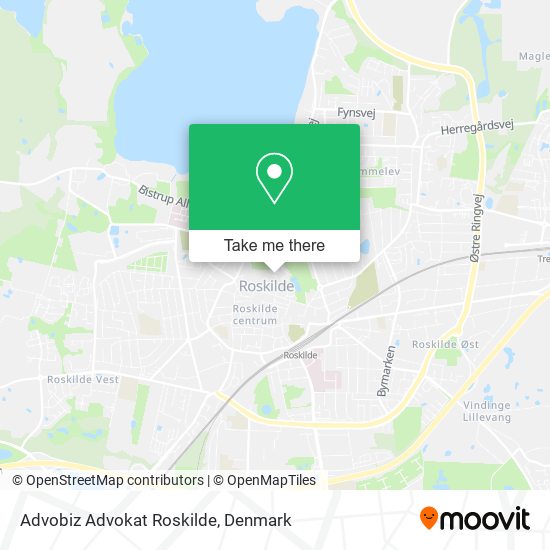 Advobiz Advokat Roskilde map