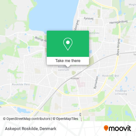 Askepot Roskilde map