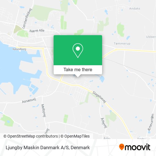 Ljungby Maskin Danmark A/S map