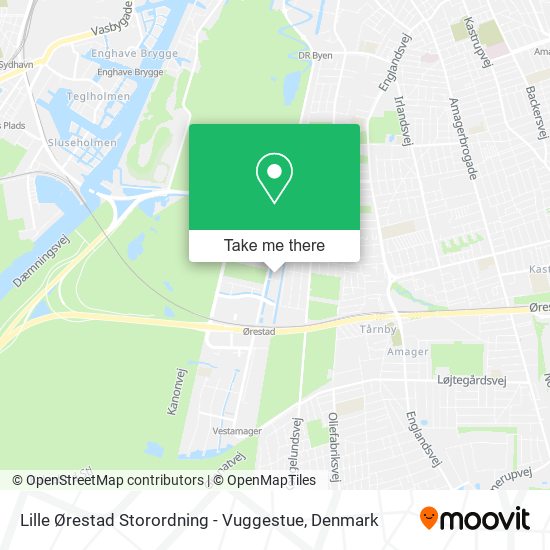 Lille Ørestad Storordning - Vuggestue map