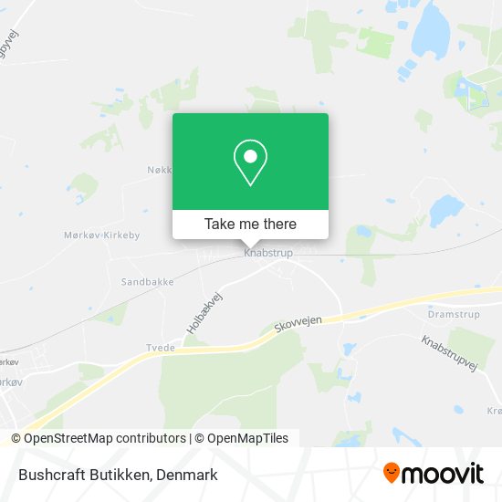 Bushcraft Butikken map