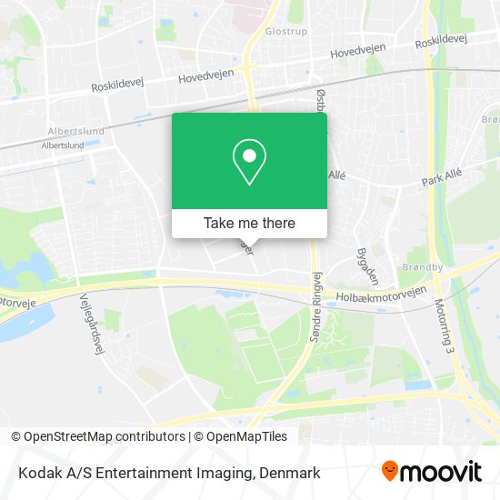 Kodak A / S Entertainment Imaging map