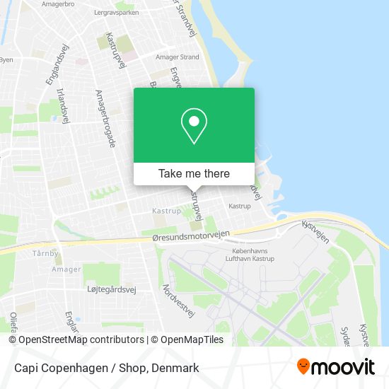 Capi Copenhagen / Shop map