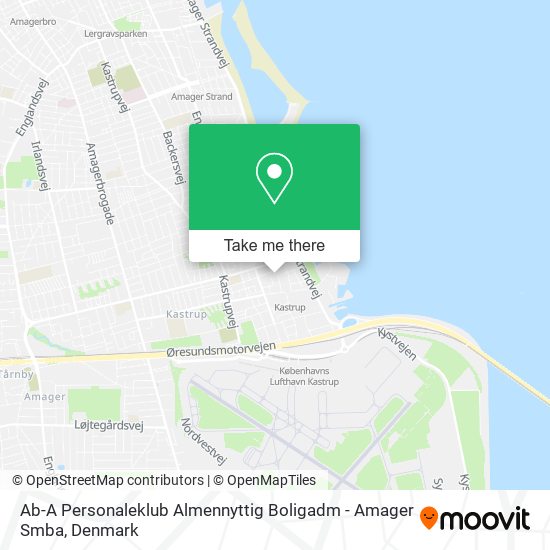 Ab-A Personaleklub Almennyttig Boligadm - Amager Smba map