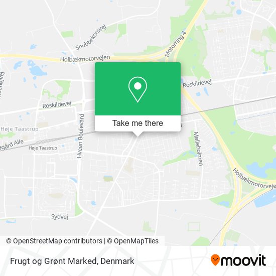Frugt og Grønt Marked map