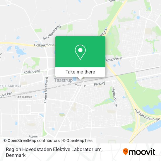 Region Hovedstaden Elektive Laboratorium map