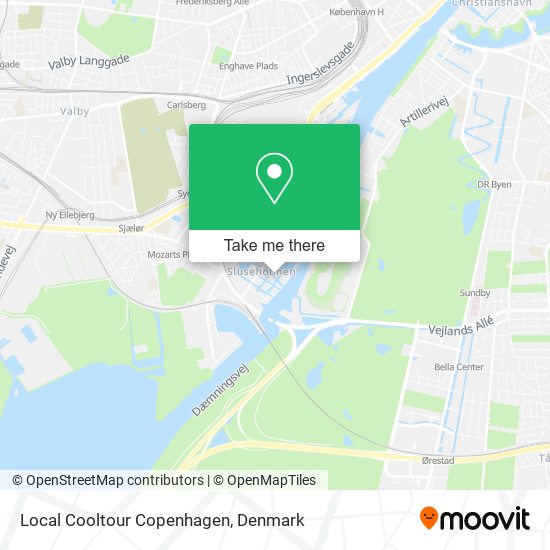 Local Cooltour Copenhagen map