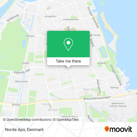 Norde Aps map