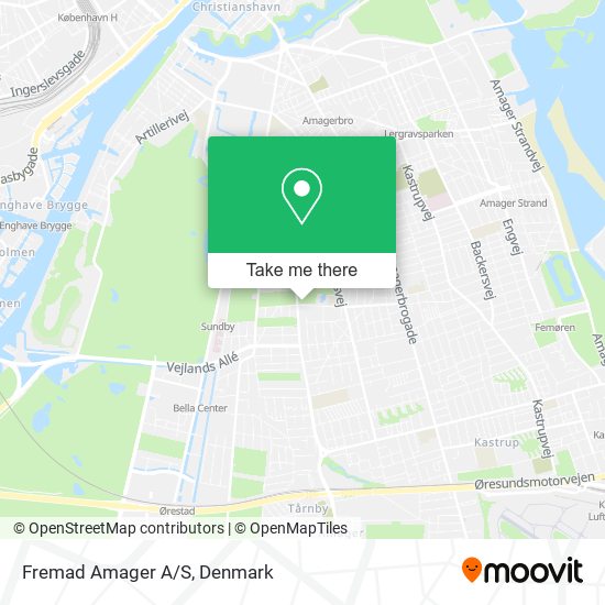 Fremad Amager A/S map