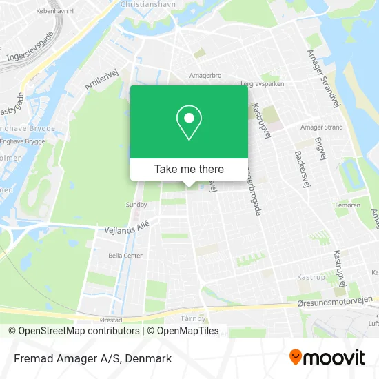 Fremad Amager A/S map