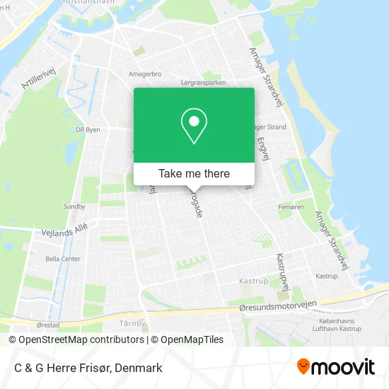 C & G Herre Frisør map