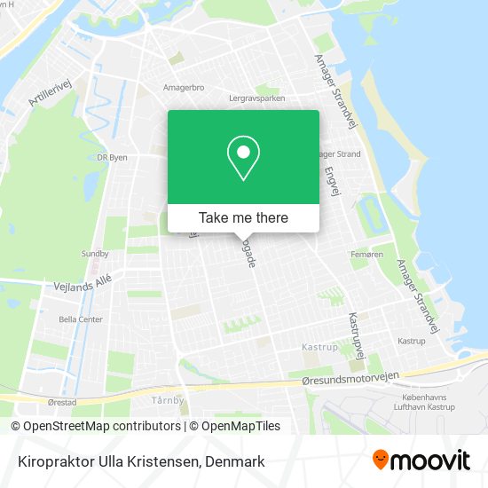 Kiropraktor Ulla Kristensen map