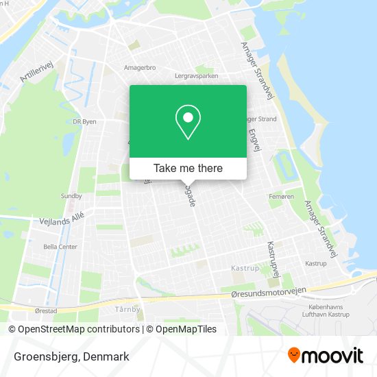 Groensbjerg map
