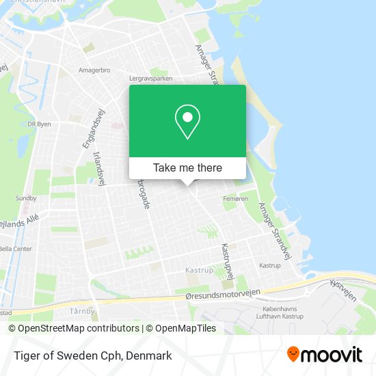 Tiger of Sweden Cph map