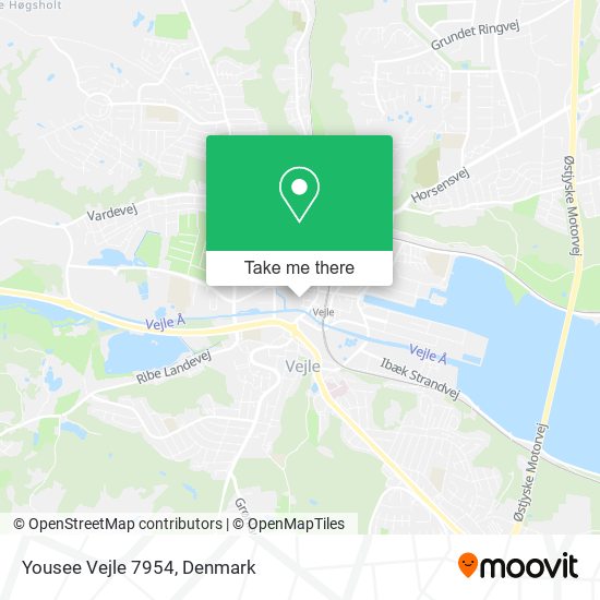 Yousee Vejle 7954 map