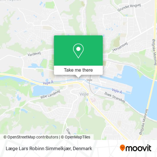 Læge Lars Robinn Simmelkjær map