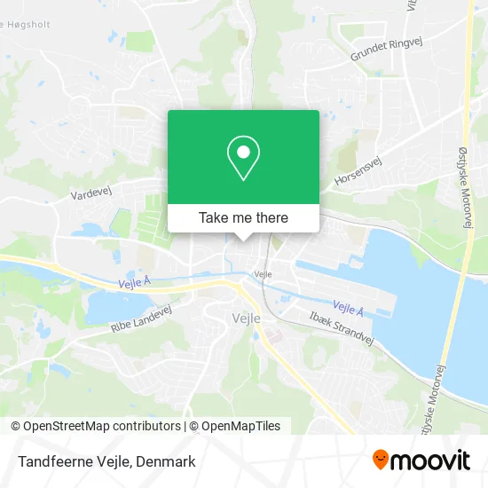 Tandfeerne Vejle map
